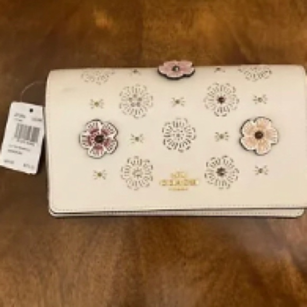 Coach Tea Rose crossbody